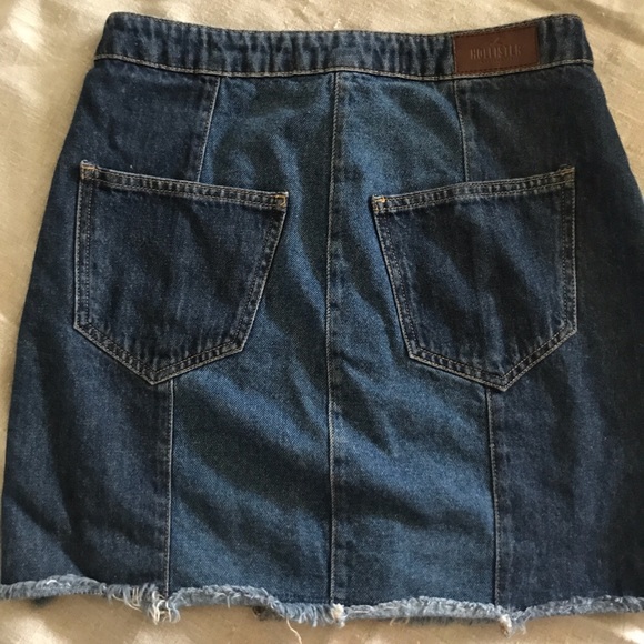 Hollister color block denim skirt - Picture 2 of 3